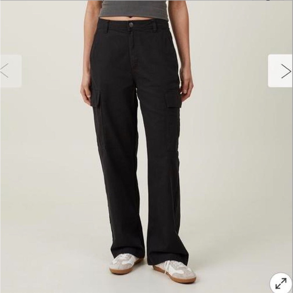 Cotton On Black Cargo Pants